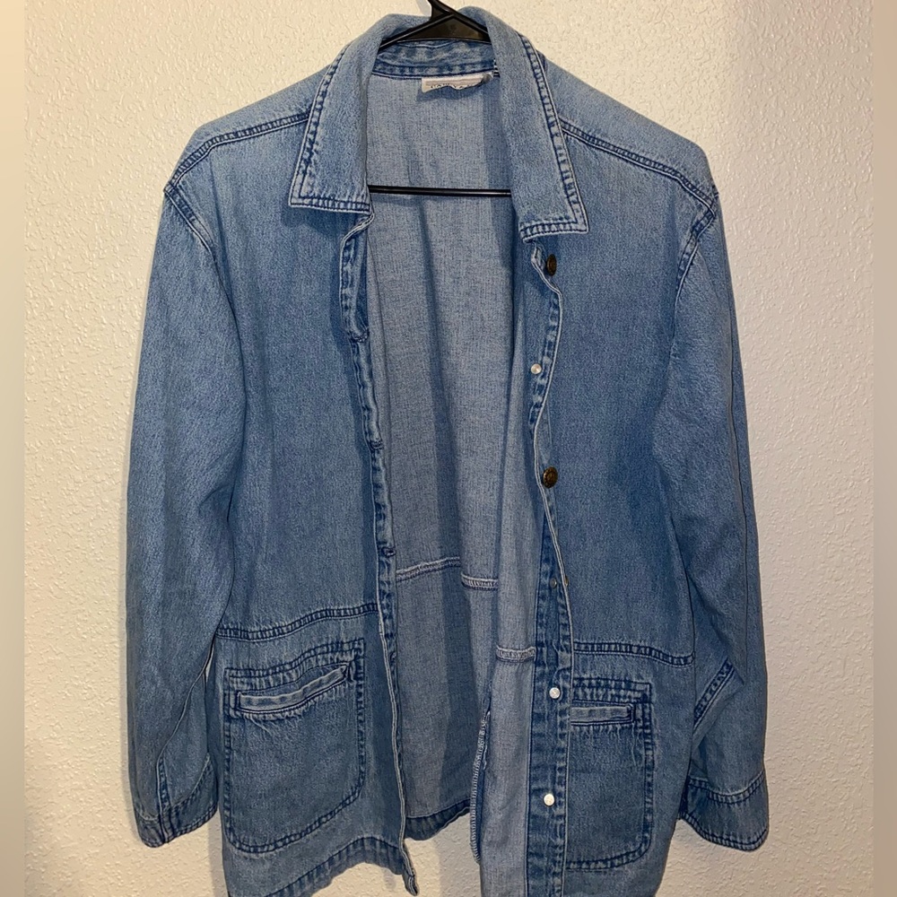 Casey and Max blue jean jacket